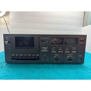 TEAC A-103 Stereo Cassette Deck Vintage Hi-Fi Dolby NR Black For Parts/Fix Only
